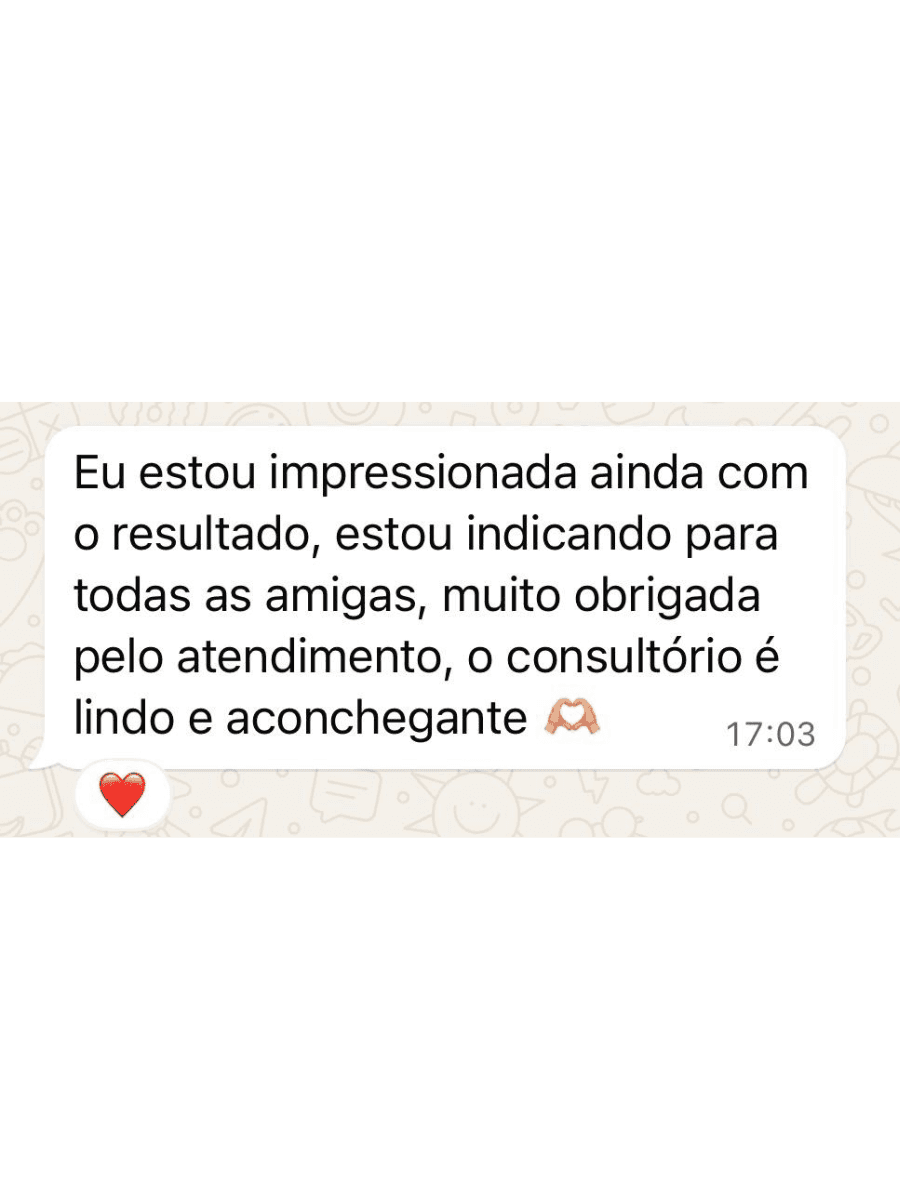 Depoimento sobre resultado e indicação